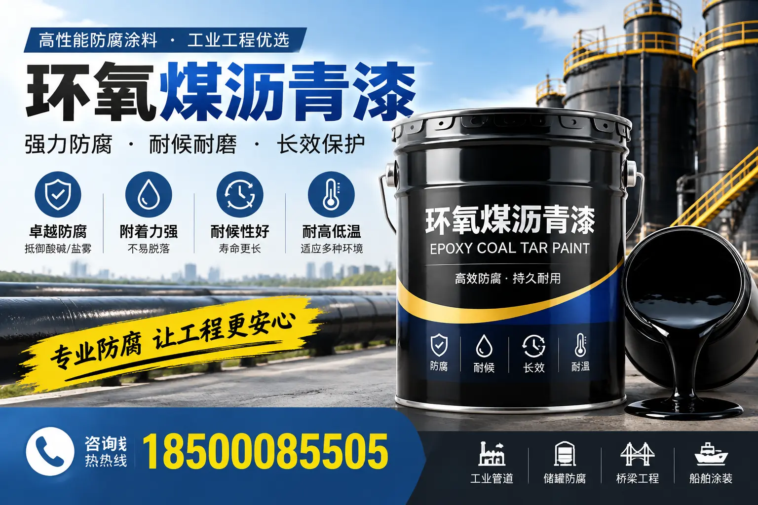 环氧煤沥青漆的施工方法与注意事项,确保在三亚顺利完成